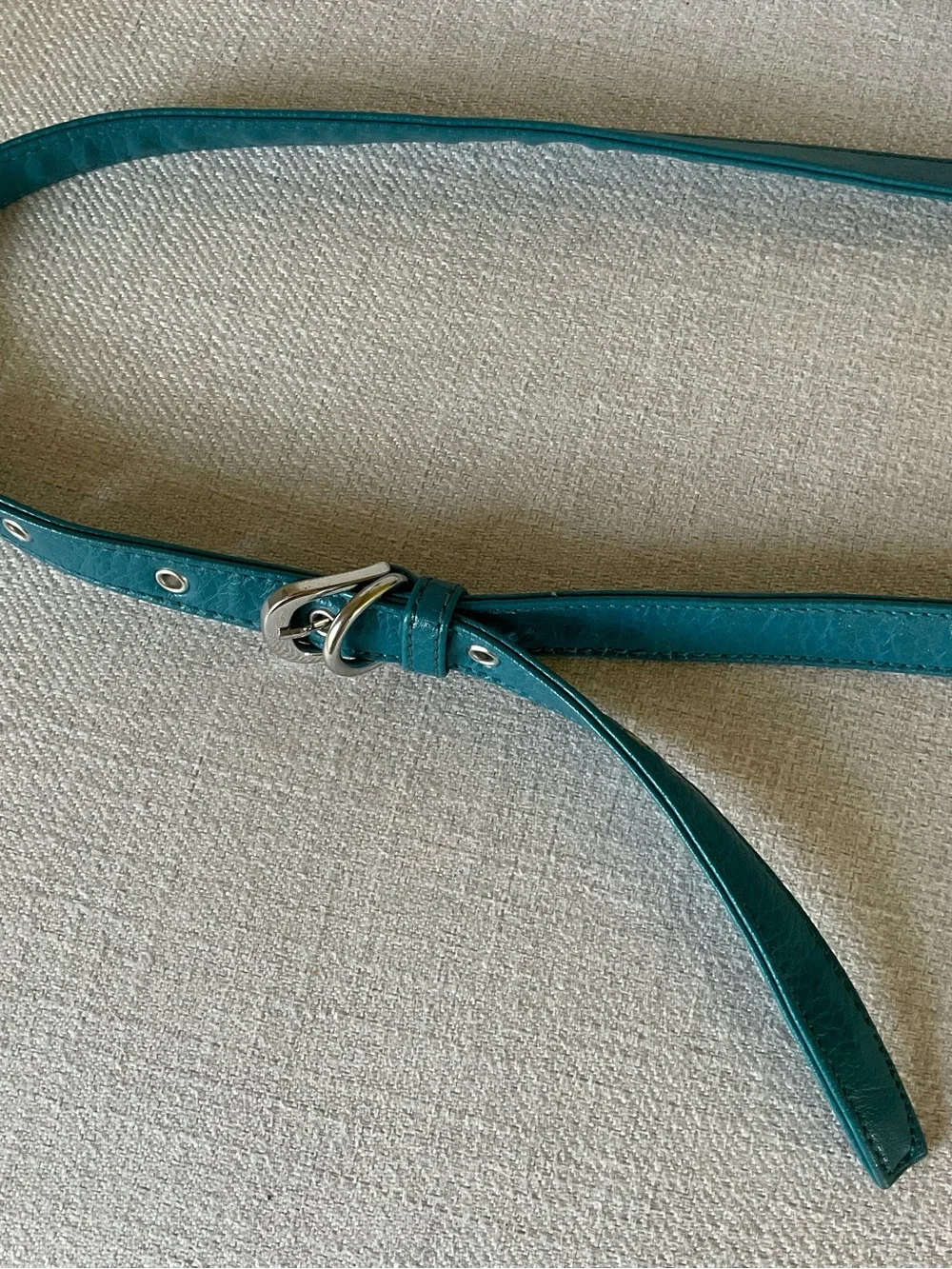 Matt & Nat Teal Vegan Leather Zip-Lid Bucket Crossbody Bag